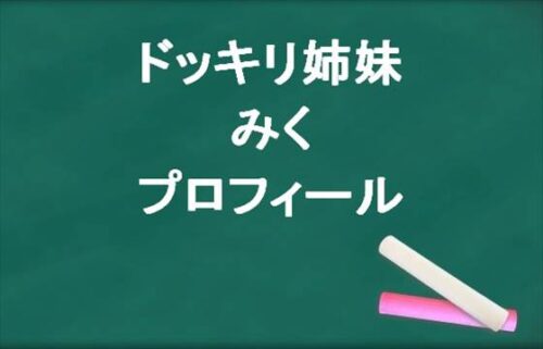 ドッキリ姉妹のみくの本名やプロフィールは？会社や現在の彼氏は？