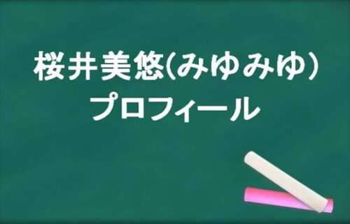 桜井美悠(みゆみゆ)のプロフィールや職業は？ぎしくんとの出会いは？