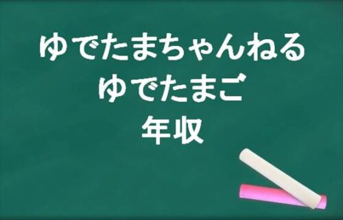 ゆでたまちゃんねるのゆでたまごの年収は？休業の理由は病気？