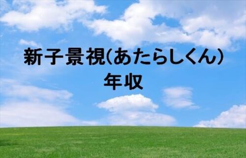 新子景視(あたらしくん)の年収は？彼女は？YouTubeをやる理由は？