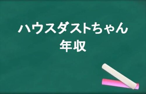 ハウスダストちゃんの年収や収入源は？所属事務所や整形箇所は？