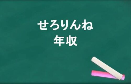 せろりんねの年収や収入源は？休業理由や所属事務所や整形は？