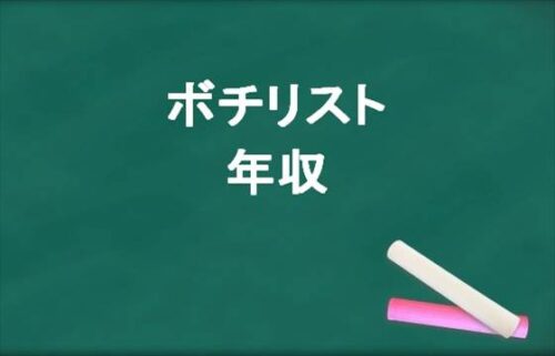 ボチリストの年収や収入源は？活動経歴や所属事務所は？