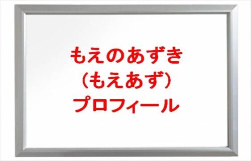 もえのあずき(もえあず)の本名やプロフィールは？結婚やSNSは？