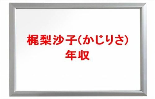 梶梨沙子(かじりさ)の年収や収入源は？活動経歴や所属事務所は？