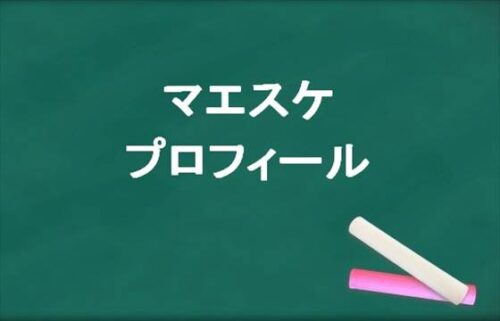 マエスケは何者で素顔は？年齢や本名やプロフィールは？結婚や彼氏やSNSは？
