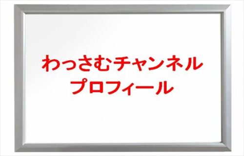 わっさむ(釣りYouTuber)は何者で素顔は?年齢や本名やプロフィールは?結婚や彼氏やSNSは?
